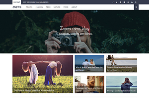 Znews - Magazine Ghost Theme
