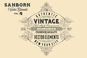 Sanborn Vector Elements Bundle Pack, an Object Graphic by G7 (Thumbnail 5 of 9)
