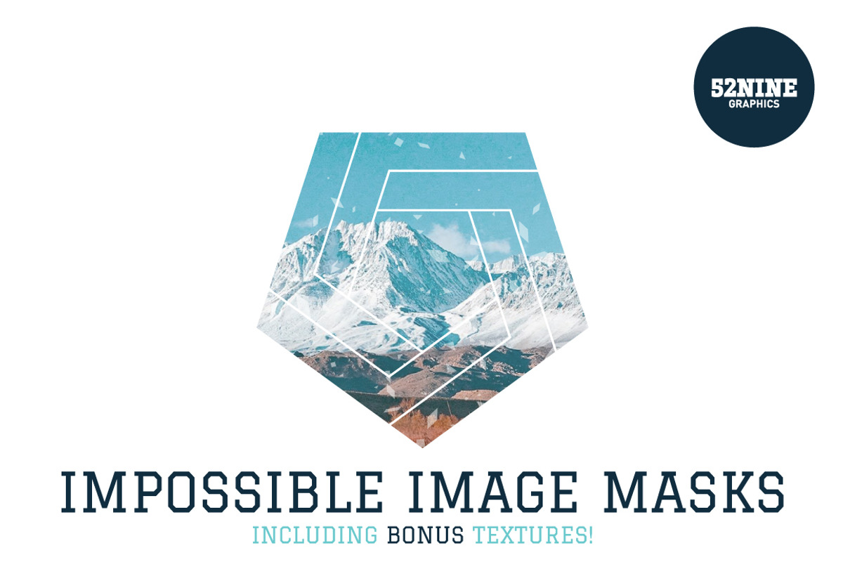 Impossible Image Masks + Bonus!, an Object Graphic by 52NINE GRAPHICS (Photo 1 of 5)