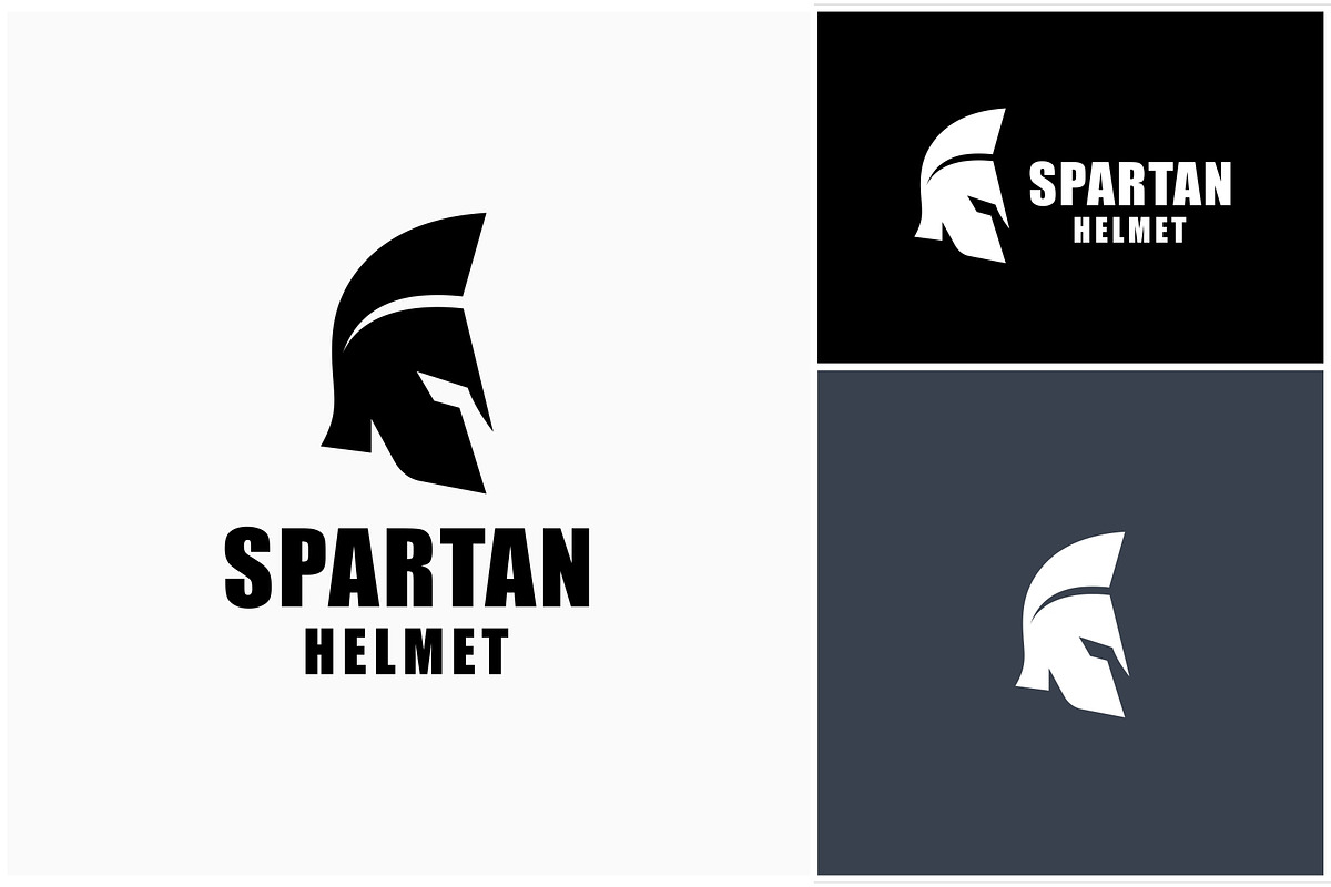 Spartan Warrior Helmet Logo, a Branding & Logo Template by ika trisiana (Photo 2 of 2)