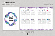 Printable Planner Set with Crystals, a Stationery Template by Olga Alexeenko (Thumbnail 3 of 10)