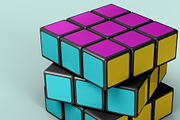 Rubik's Cube Mockup - 6 views, a Merchandise Mockup by Illusiongraphic (Thumbnail 16 of 16)