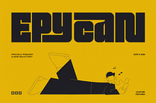 Epycan || Bold Display Font