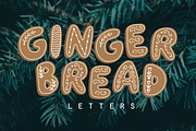 Gingerbread Letters, an Illustration by Quirky Queen Media (Thumbnail 1 of 8)