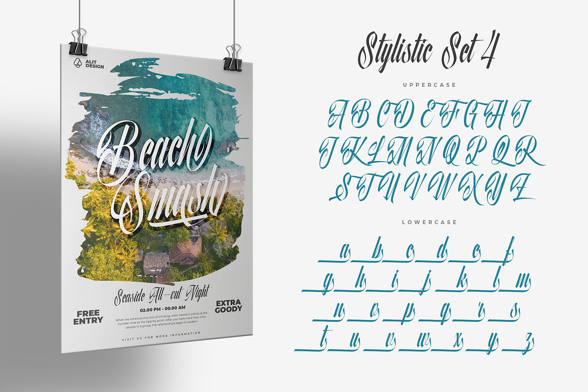 Quality Brazilian Font, a Script Font by alit design (Photo 15 of 20)