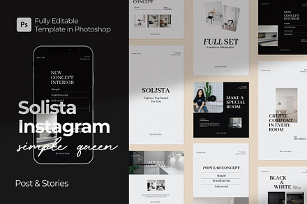 Solista - Social Media Instagram, a Social Media Template by Simple Queen