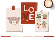 Valentines Day clipart & pattern, an Object Graphic by Cozy pattern shop (Thumbnail 2 of 7)