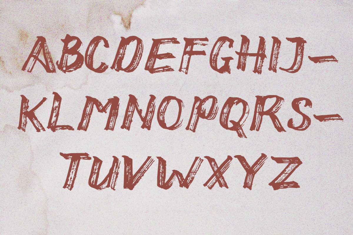 Alkaly Texture Typeface, a Font by SSI.Scraps (Photo 6 of 12)