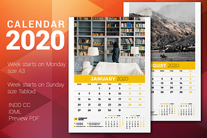 Wall Calendar 2020