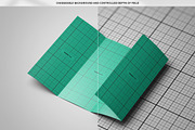 Double Gatefold Brochure Mockup, a Print Template by MassDream (Thumbnail 9 of 10)