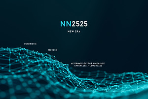 NN2525 - A Modern Space Font.