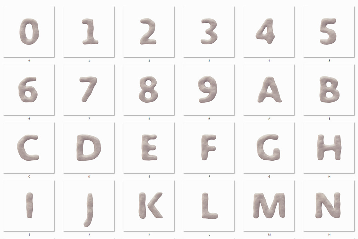 Plasticine Typography Creator, a Background Graphic by TVartworks (Photo 28 of 42)