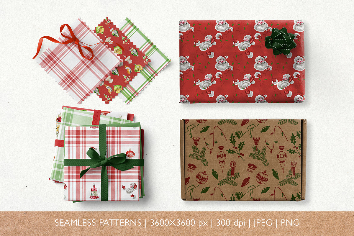 Very Vintage Christmas Collection, a Seasonal Illustration by ArtPavo (Photo 3 of 11)