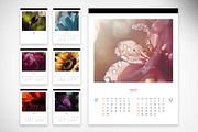 Elegant Flower Photo Calendar 2026, a Print Template by McLittle Stock (Thumbnail 1 of 4)