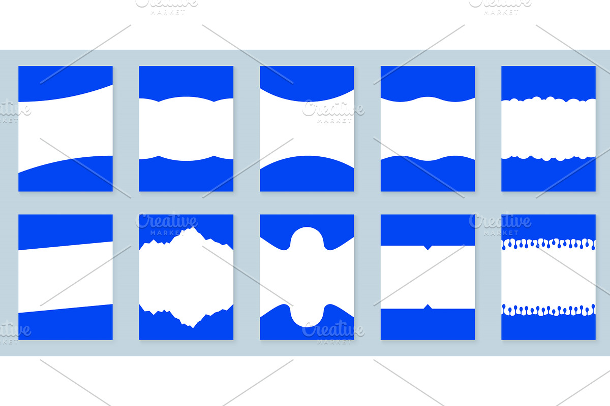 Design Elements for Top and Bottom, an Illustration by Vector Creator