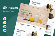 Nature - Skincare Landing Page V1, a Landing Page Template by twinstd (Thumbnail 1 of 5)