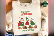 Christmas Goose Trio Illustration PN, an Illustration by DreamArtGraphic (Thumbnail 3 of 5)