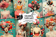 Whimsical weaver Girl, Collage Sheet, a Person Illustration by Digital Art Mahdiseño (Thumbnail 1 of 11)