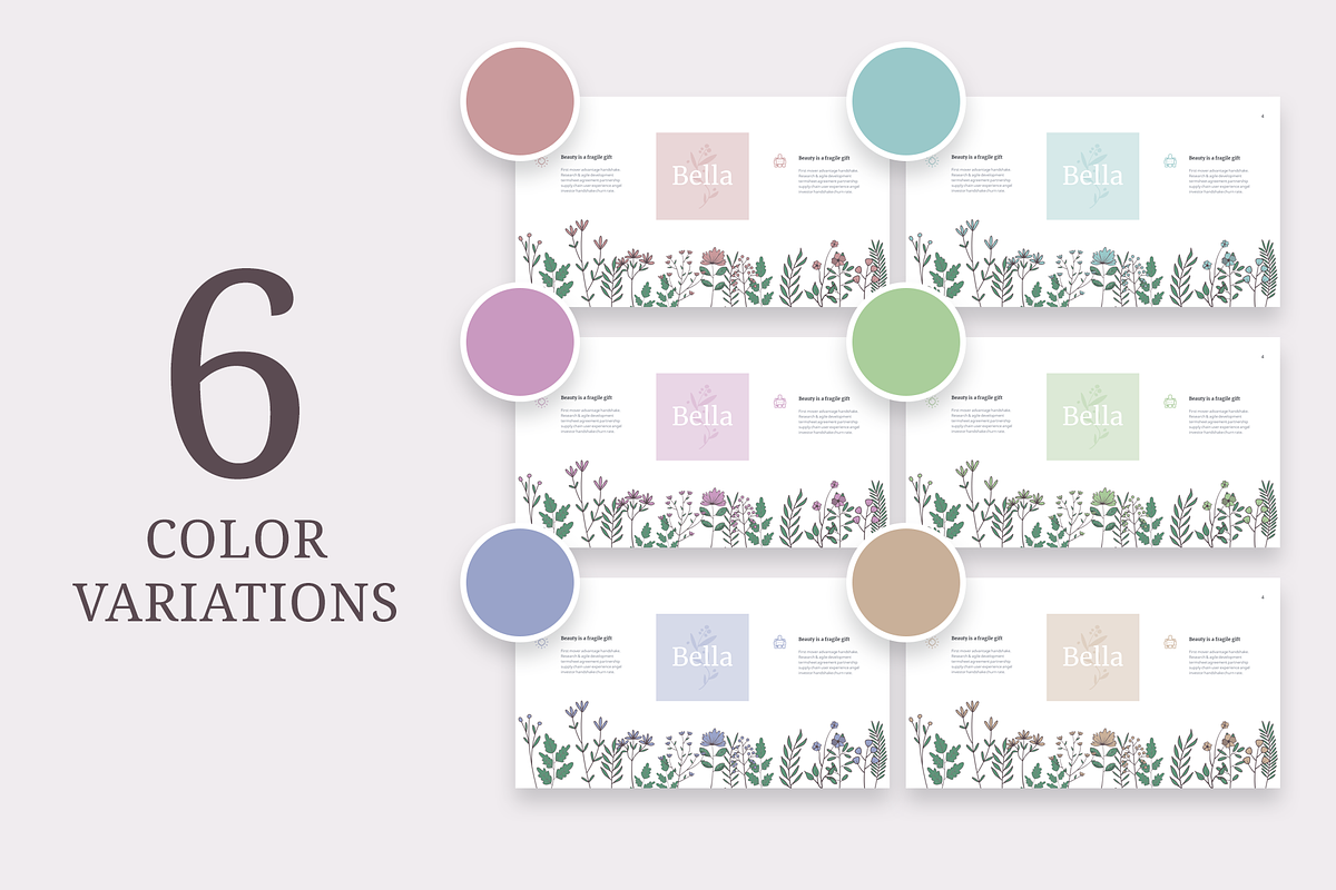 Bella Powerpoint Template, a Presentation Template by Reshapely (Photo 2 of 7)