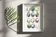 Watercolor Bird Egg Clipart. Easter, an Animal Illustration by NKTKNS (Thumbnail 4 of 4)