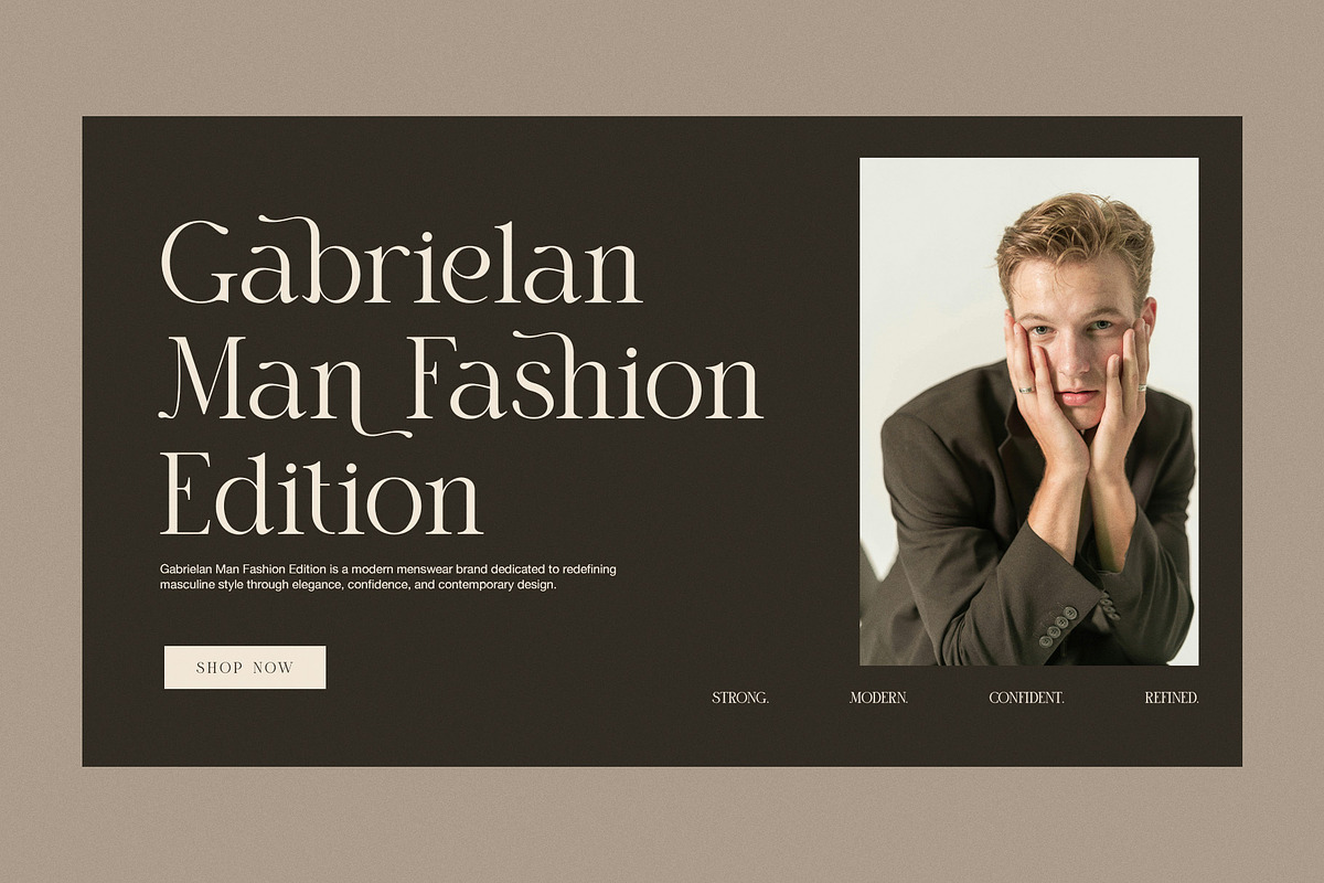 Mangli Elegant Display Serif Font, a Serif Font by Graphicxell (Photo 3 of 8)