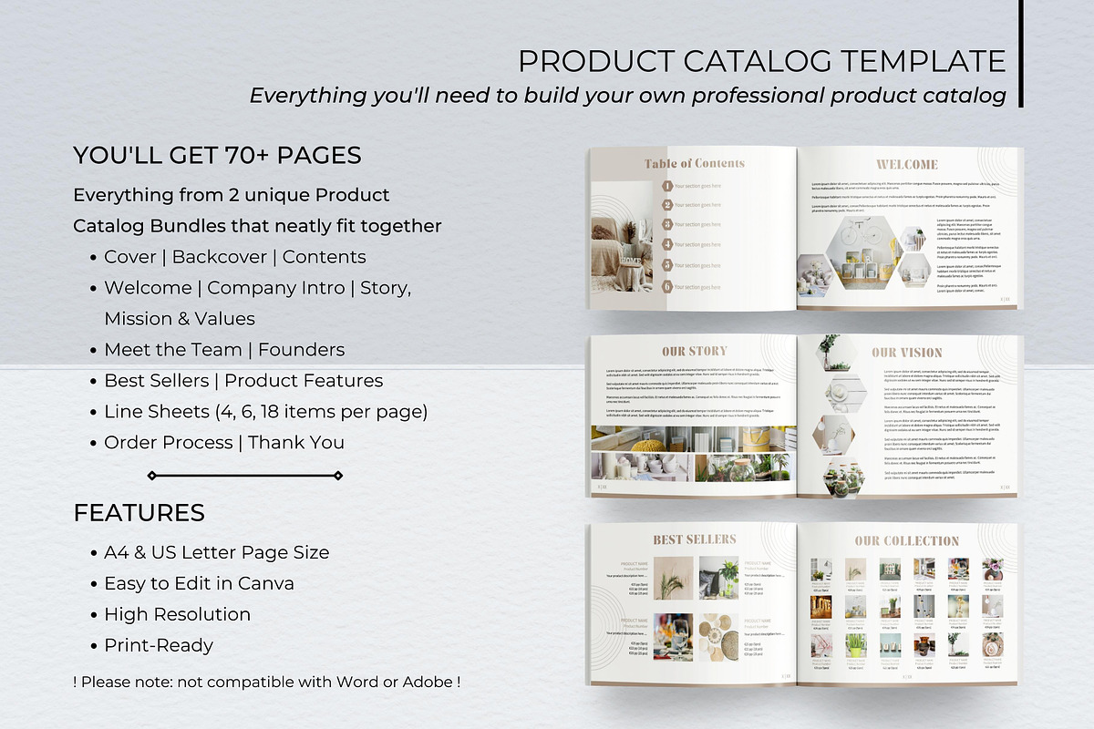 Product Catalog Canva Template, a Magazine Template by B2 Studio (Photo 2 of 12)