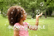 Blowing Bubble Photoshop Action preview 6