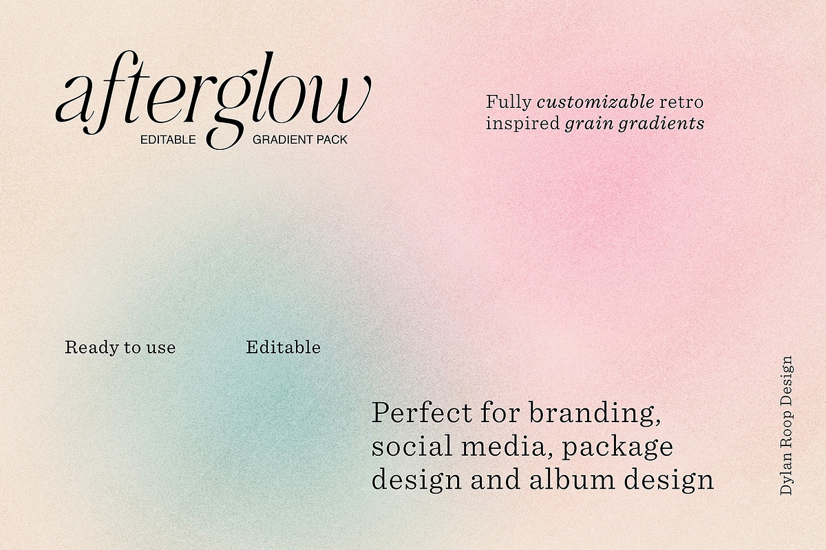 Afterglow Gradient Set, a Texture Graphic by Dylan Roop Design Co. (Photo 7 of 8)