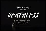 Deathless Natural Brush Font, a Script Font by Aldiwangsadipa (Thumbnail 1 of 10)
