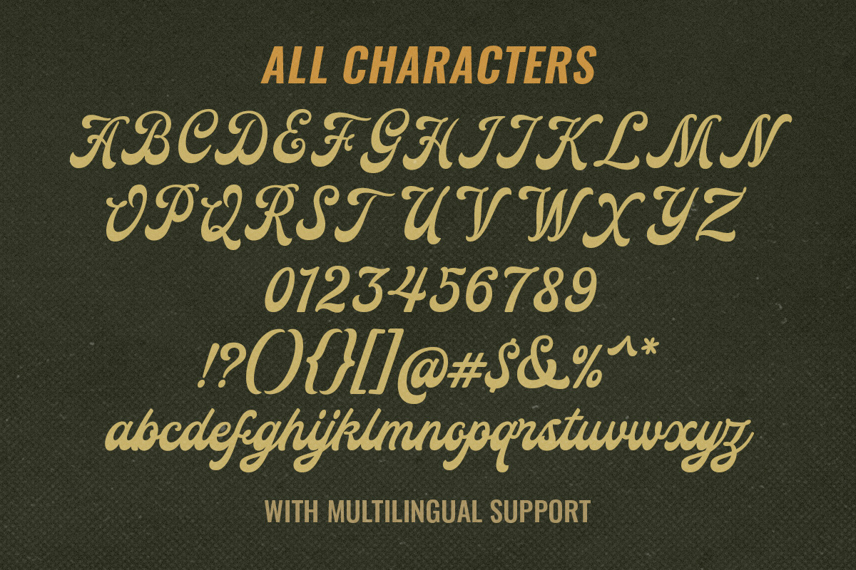 Badalona Display Script, a Script Font by Letterhend Studio (Photo 2 of 9)