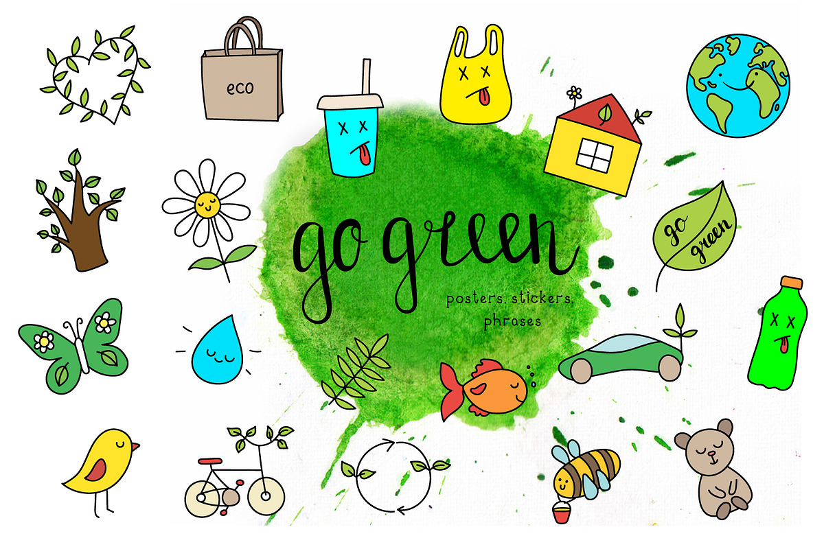 Go green!, an Animal Illustration by BerryCaty (Photo 1 of 8)