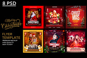 Christmas Flyer Template, a Templates & Theme by Designbuys (Thumbnail 1 of 9)