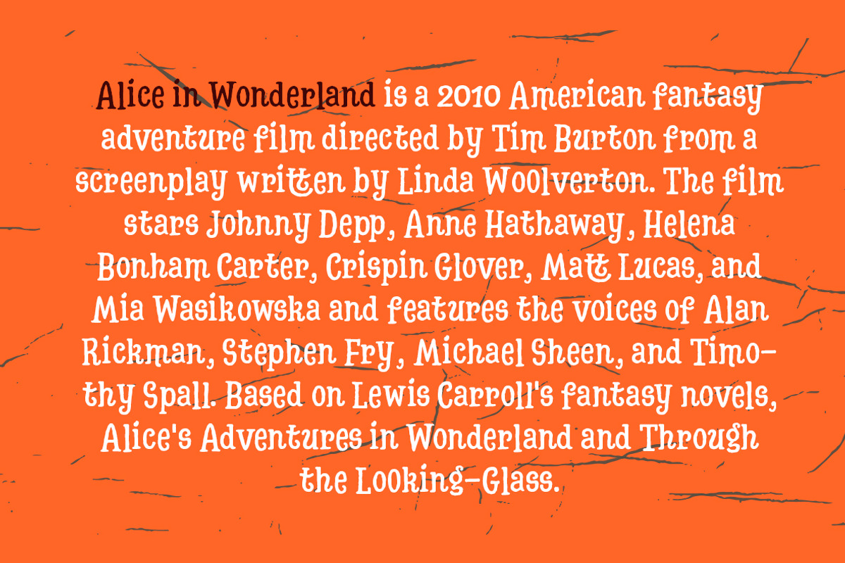 Hatter Display Font+Dingbats preview 3