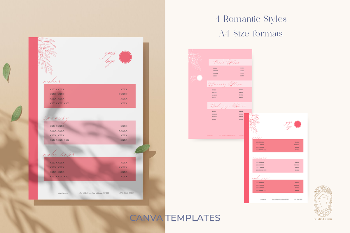Strawberry Fields Price List, a Stationery Template by the Studio Libran (Photo 2 of 2)