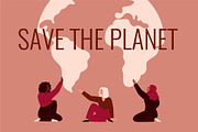 Women Save the Planet, a Person Illustration by Mary Long (Thumbnail 1 of 5)