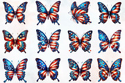 Memorial Day Butterfly Sublimation, an Illustration by RobertsArt (Thumbnail 5 of 7)
