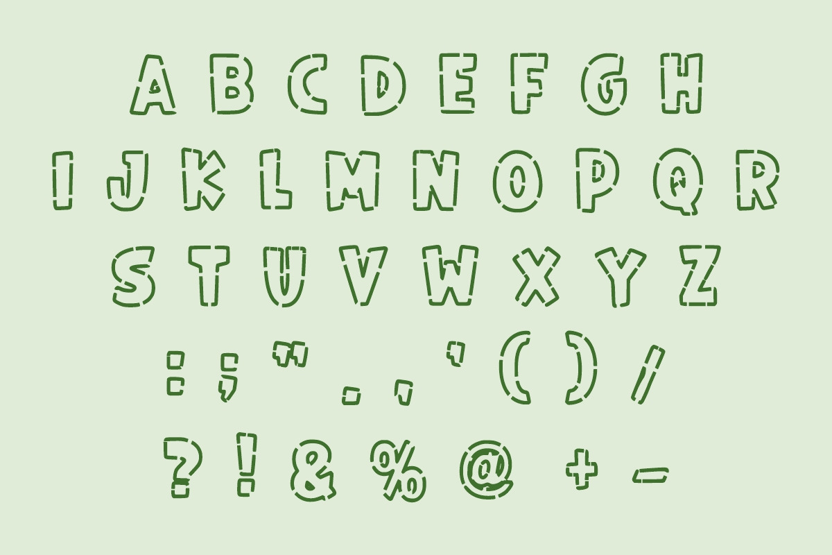 Christmas Village font, a Handwritten Font by Fourteen Letter (Photo 5 of 6)