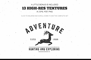Mountain Outdoor Vintage Logo Kit, a Branding & Logo Template by LovePowerDesigns (Thumbnail 4 of 6)