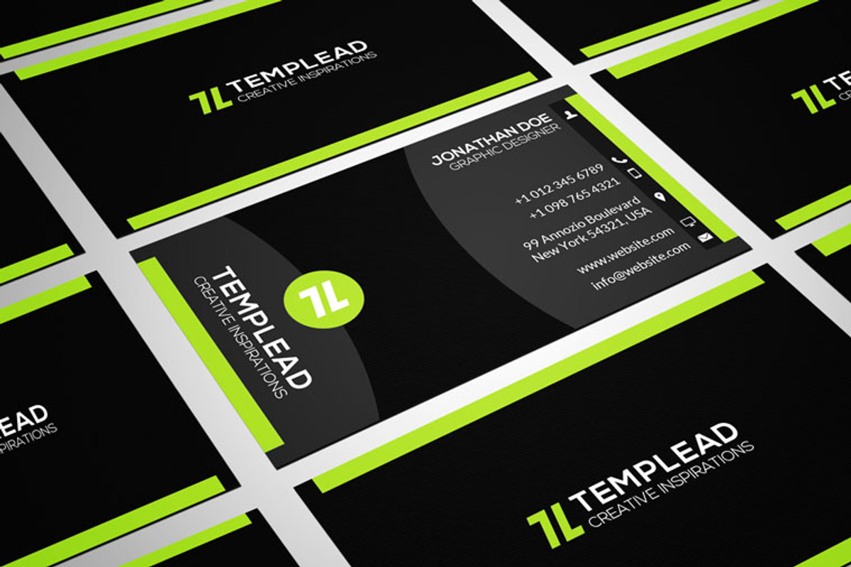 Corporate Business Card CM095, a Business Card Template by annozio (Photo 4 of 4)