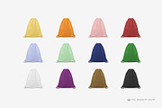 Drawstring Bag Mock-up, an Apparel Mockup by Branda Keeps (Thumbnail 13 of 17)
