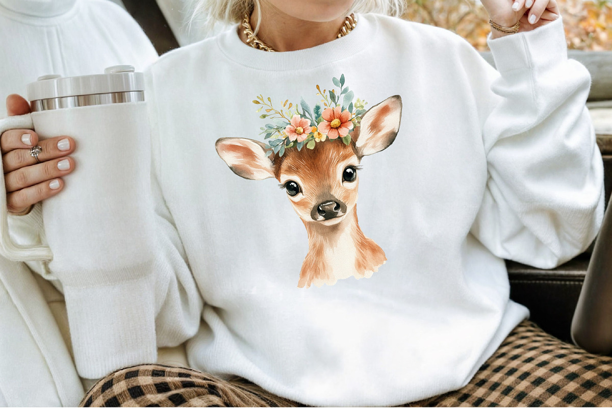 Woodland Clipart, Baby Animals, an Illustration by Sublimation Artist (Photo 4 of 6)
