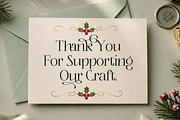 Christmas Font - Family Blessings, a Serif Font by Mozatype (Thumbnail 7 of 9)