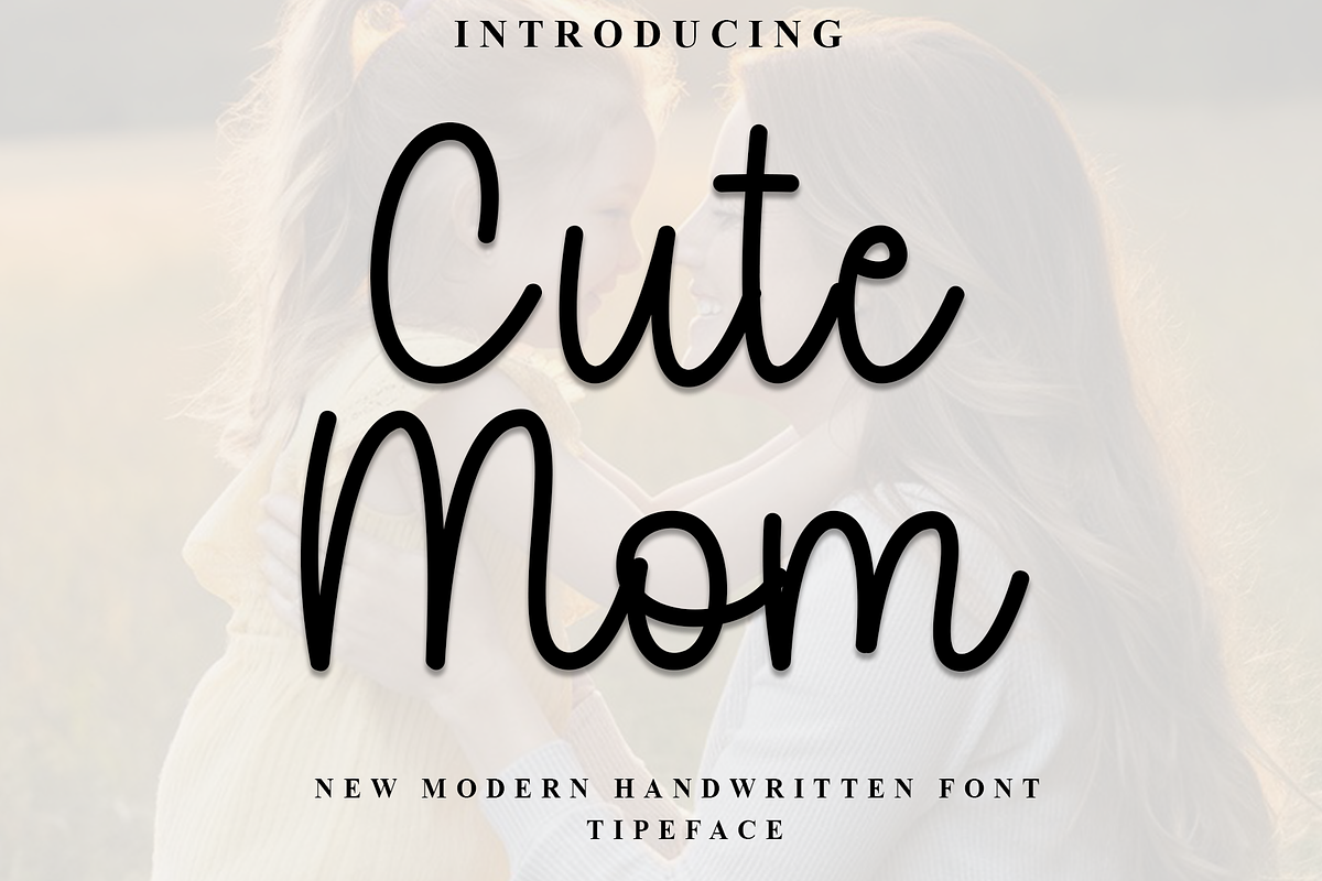 Cute Mom, a Handwritten Font by InermediaSTUDIO (Photo 1 of 8)