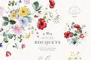 Wildflower Forest Floral Flower Set, a Decorative Illustration by Veris Studio (Thumbnail 3 of 19)