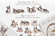 Cozy Home And Boston Terrier Puppies, an Object Illustration by Shabbypie (Thumbnail 3 of 4)