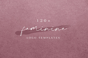 120 Feminine Logos Big Bundle