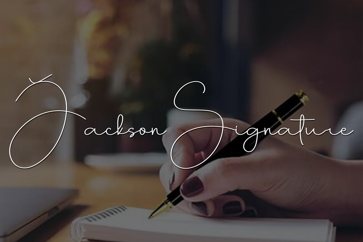 Jackson Writing, a Handwritten Font by FreshTypeINK (Photo 3 of 8)