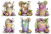 Whimsical Summer Tropical Drink Clip, an Illustration by Daily.Designs (Thumbnail 7 of 7)