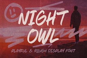 Night Owl Brush Font