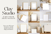 Studio Paper & Frame Mockup Bundle, a Print Template by Leigh the Studio (Thumbnail 1 of 11)